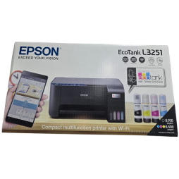 IMPRIMANTE EPSON ECOTANK L3251 À RÉSERVOIR INTÉGRÉ 3EN1 WIFI COULEUR