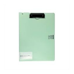 Porte-documents en plastique « Moderne » DL1018 avec pince métallique, format A4