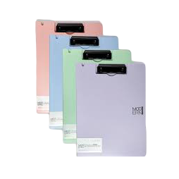 Porte-documents en plastique « Moderne » DL1018 avec pince métallique, format A4
