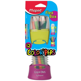 Pot à Crayons Flexible 12Pcs