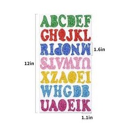 Sticker Alphabet A-Z Gillter