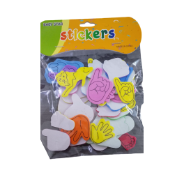 AUTOCOLLANTS BABY STAR MOTIFS ASSORTIS Mains et pieds