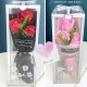 Espa Rose dans une boîte carrée transparente