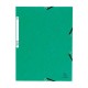 CHEMISE A 3 RABATS EXACOMPTA CARTONNEE - VERT