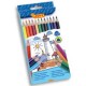 CRAYONS DE COULEUR JOVI 12/18 TRIANGULAIRE