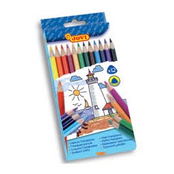 CRAYONS DE COULEUR JOVI 12/18 TRIANGULAIRE