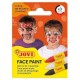 Stick de maquillage en 3 couleurs : rouge, noir, blanc