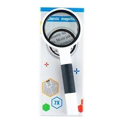 Loupe classique en plastique 7X, TN-8050