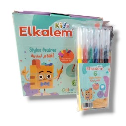 Feutre de coloriage 6 couleurs EL KALEM