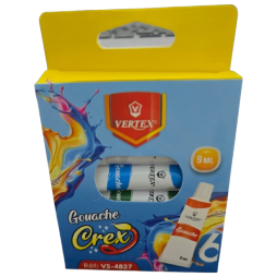 BOÎTE DE 6 TUBES DE GOUACHE VERTEX