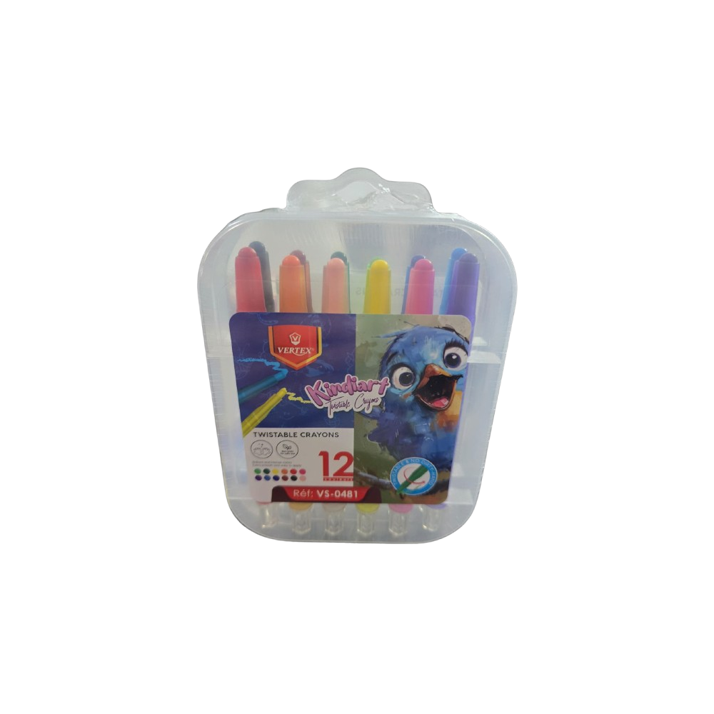 Crayons de couleur  Twistable - 12 couleurs éclatantes