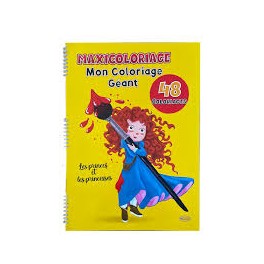 COLORIAGE MAXI PRINCE ET PRINCESSE