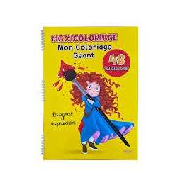COLORIAGE MAXI PRINCE ET PRINCESSE