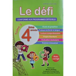 LE Défi 4 EME ANNEE TOME 3