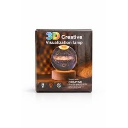 Lampe globe LED en cristal 3D