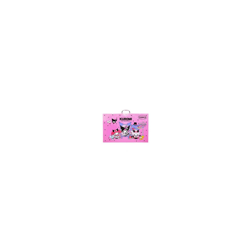 Mallette Coloriage Kuromi Kawaii, 120 Pcs