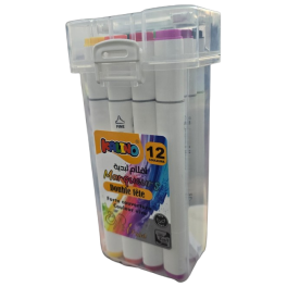 Boite de 12 marqueurs double tète  Multicolore