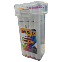Boite de 12 marqueurs double tète  Multicolore
