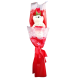 Coffret cadeau bouquet de roses et petit ours en peluche