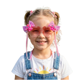 Ensemble d'accessoires ECIF pour filles - Lunettes de soleil + Pinces à cheveux