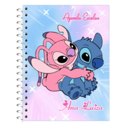 Carnet  à motif Stitch et Angel de Disney