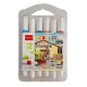 MARQUEUR TRIANGULAIRE ACRYLIQUE 12 COULEURS