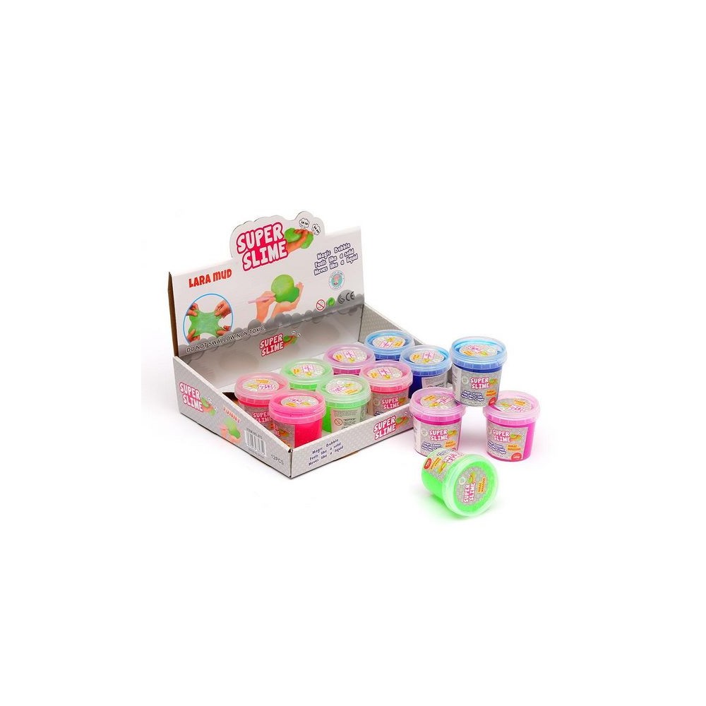 Super Slime à paillettes (bulles d'air) se gonfle et s'étire jusqu'à 1,5 x 1,5 m