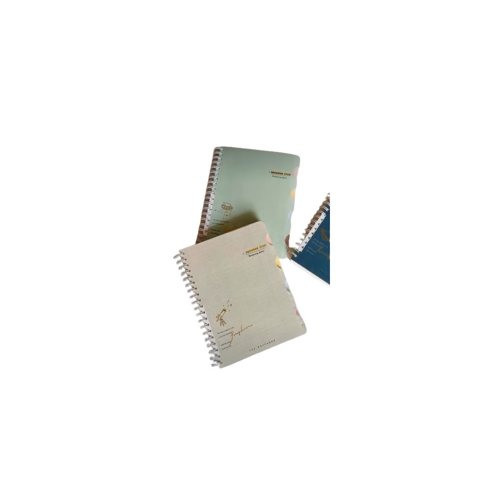 Journal intime A5 mignon pour filles, carnet à spirales simple, vente en gros