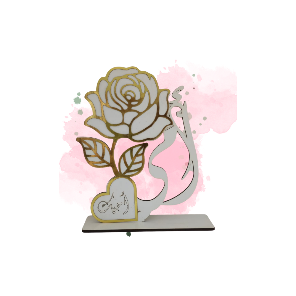 Trophée Fête des Mères en gravure laser