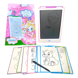 Tablette Magique Éducative LCD pour Enfants avec 20 Papiers de Dessins