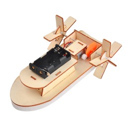 Jouets éducatifs en bois à construire soi-même, bateau à vapeur, jouets scientifiques STEM, ensemble de jouets pour enfants