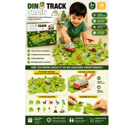 Puzzle course voiture piste ensemble jouets électroniques fente piste voiture