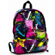 Sac à dos scolaire MUST Team au design graffiti moderne et multicolore