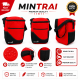 Sac repas MINTRAI rouge et noir au design moderne