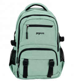 Sac à dos scolaire JIESPOTE de couleur vert menthe