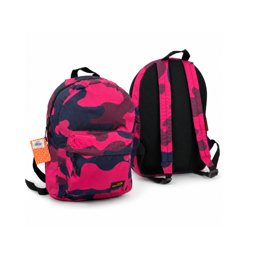 Sac à dos scolaire MINTRAI au style camouflage moderne