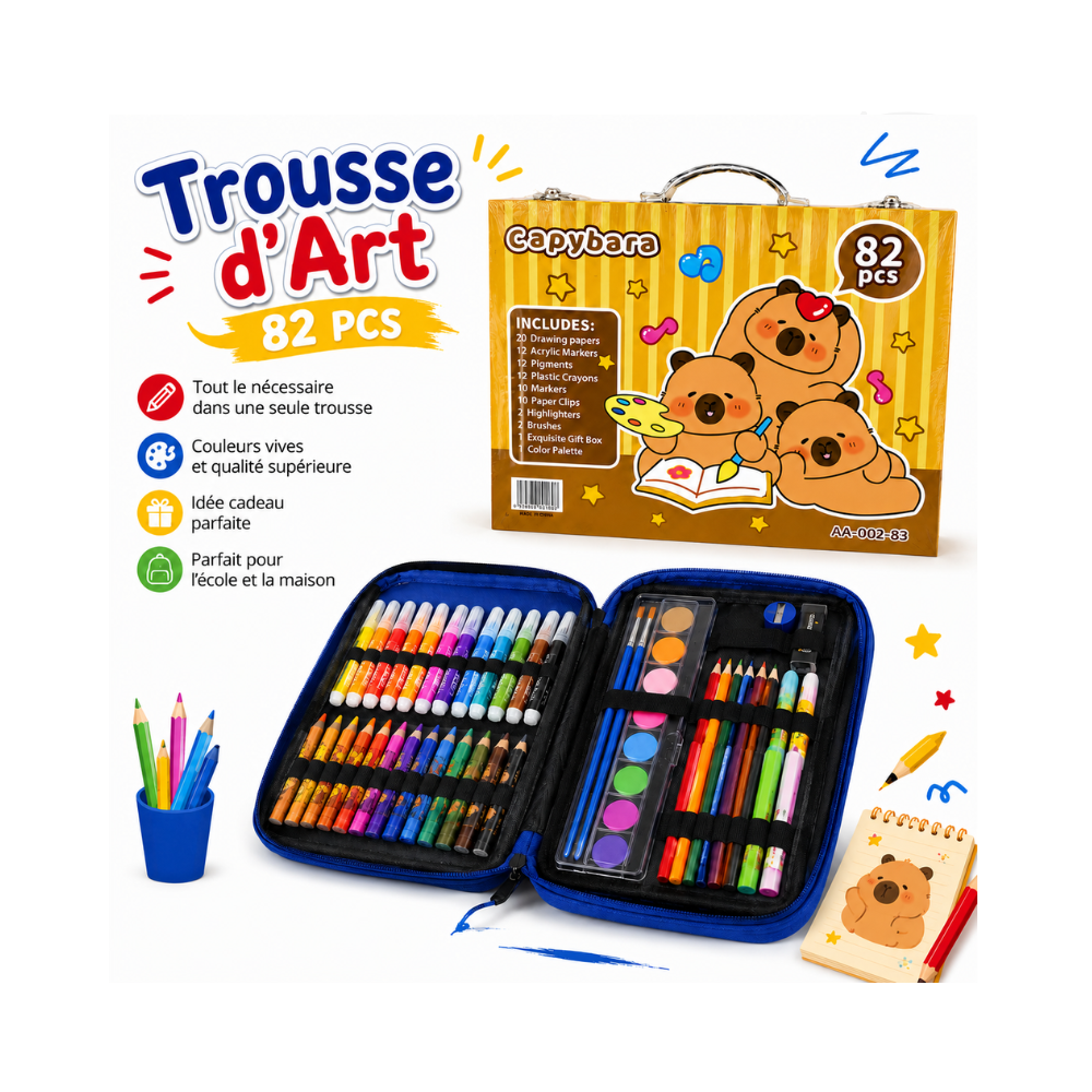 Coffret artistique 82 pièces