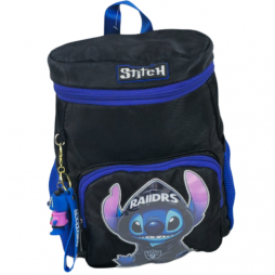 Sac à dos enfant au design coloré avec personnage bleu style cartoon