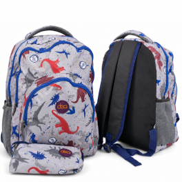 Sac à dos scolaire pour enfant avec trousse assortie