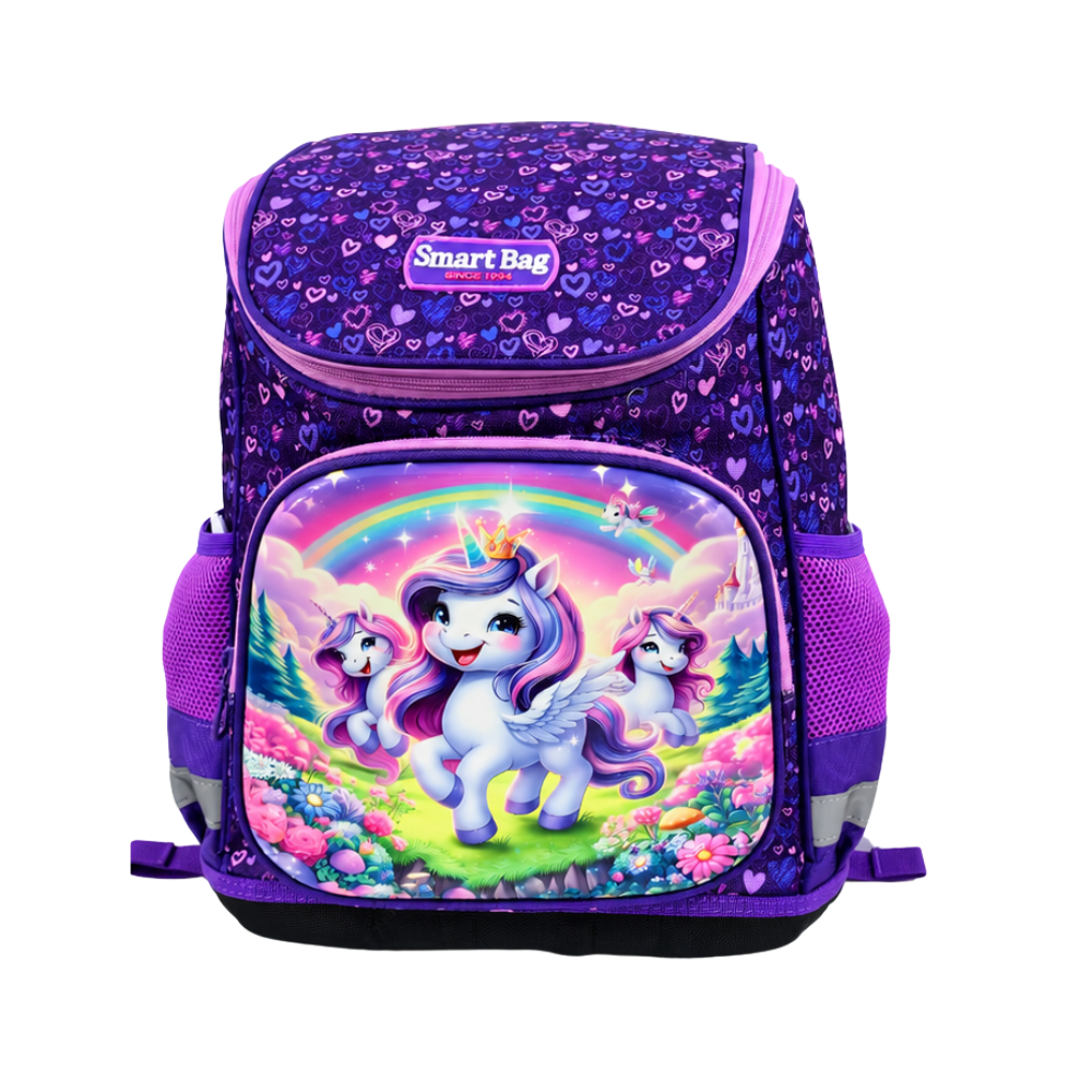 Cartable scolaire Smart Bag violet pour fille
