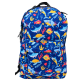 Sac à dos scolaire bleu à motifs marins