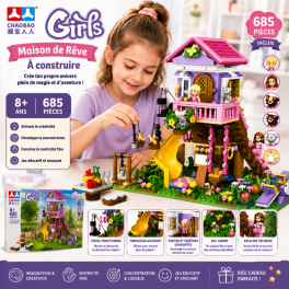 Maison de rêve à construire  Jeu de construction 685 pièces pour enfants dès 8 ans