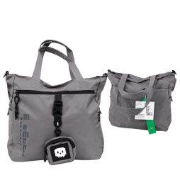 Sac cabas gris au style moderne et urbain