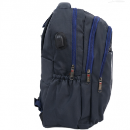 sac à dos scolaire bleu marine pour garçon