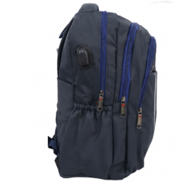 sac à dos scolaire bleu marine pour garçon