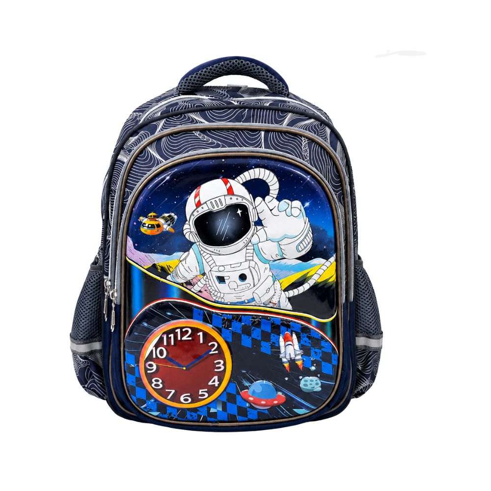 Sac à dos scolaire pour garçon au design spatial original