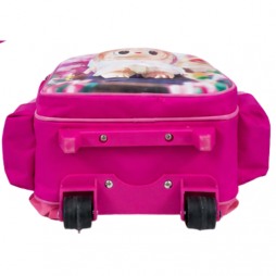 Cartable trolley pour fillette au design joyeux et coloré