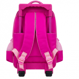 Cartable trolley pour fillette au design joyeux et coloré