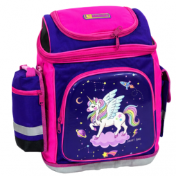 Cartable scolaire pour fille au joli motif licorne