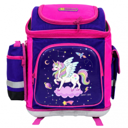 Cartable scolaire pour fille au joli motif licorne